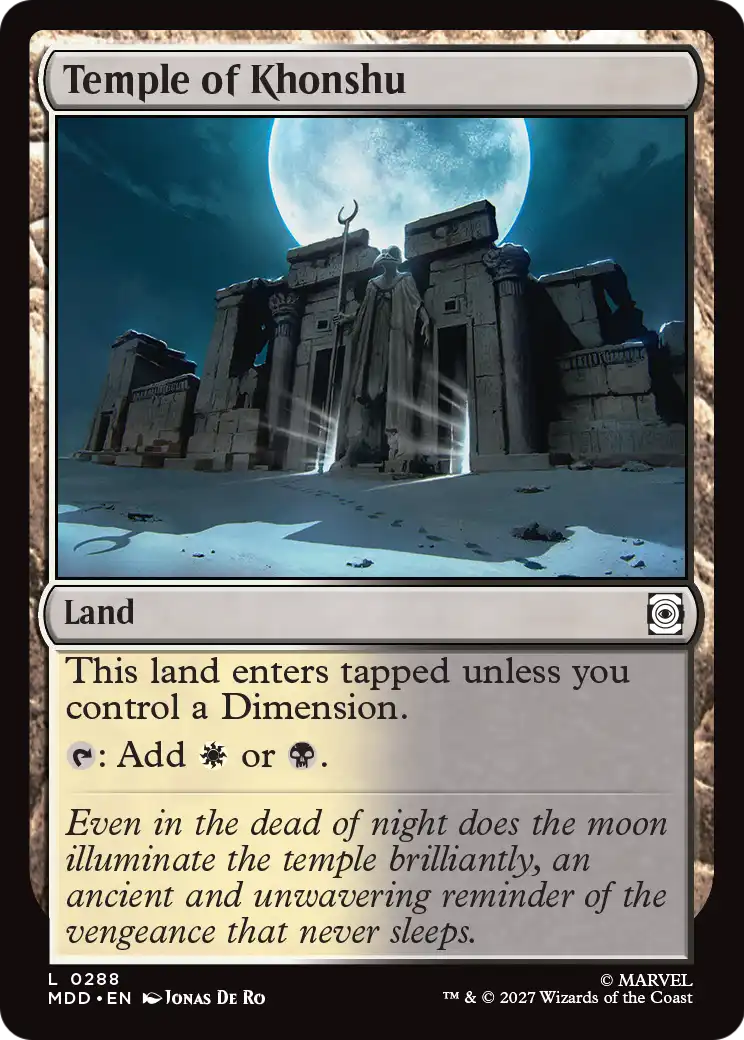 Temple of Khonshu [Marvel: Darkhold Destiny] | Devastation Store
