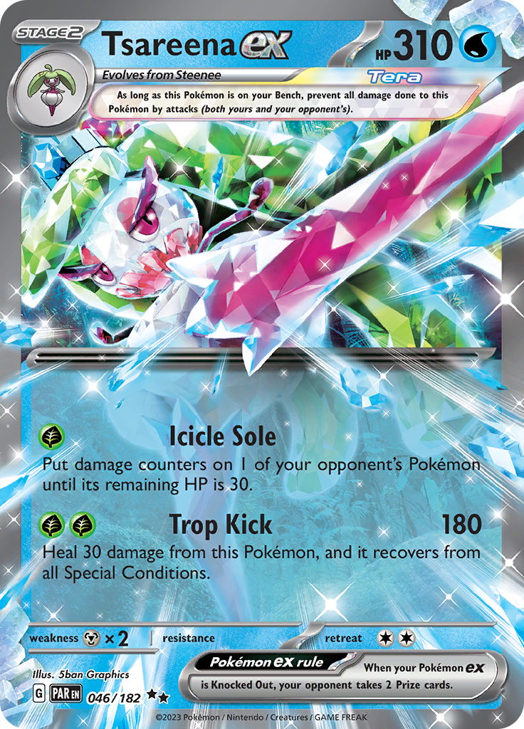 Tsareena ex (046/182) [Scarlet & Violet: Paradox Rift] | Devastation Store