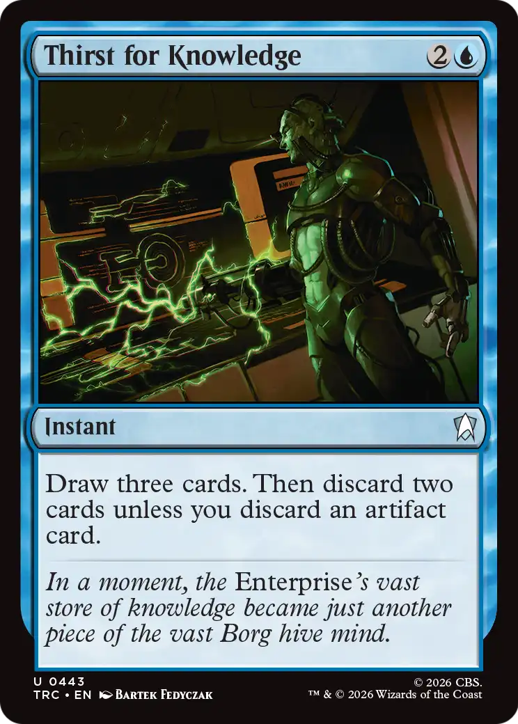 Thirst for Knowledge (Surge Foil) [Star Trek Commander] | Devastation Store