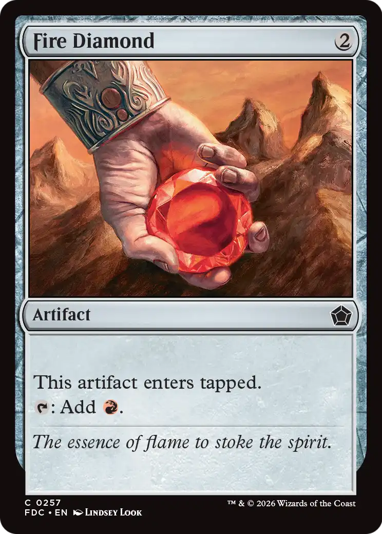 Fire Diamond [Foundations Commander] | Devastation Store