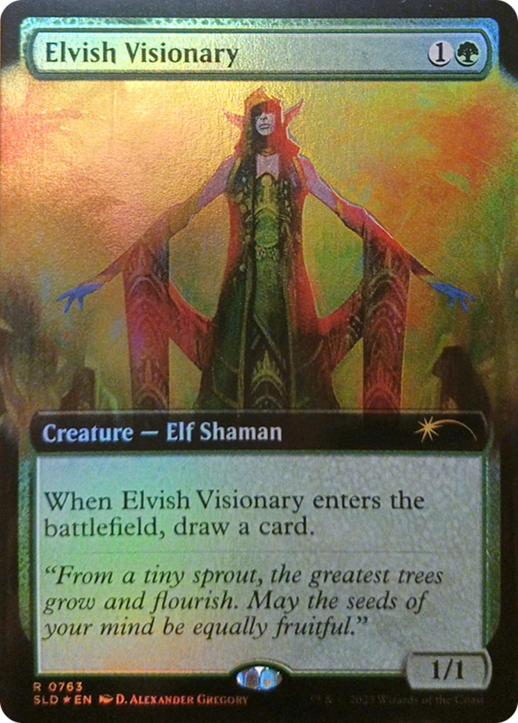 Elvish Visionary (Extended Art) [Secret Lair Drop Series] | Devastation Store