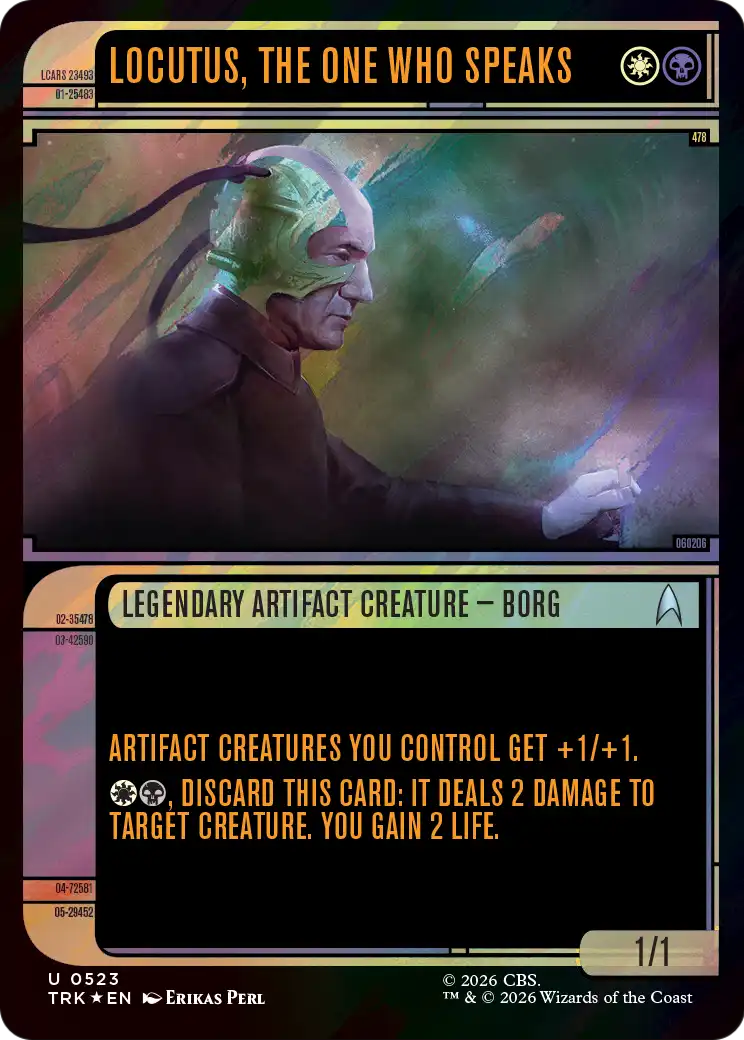 Locutus, the One Who Speaks (Showcase) (Surge Foil) [Star Trek] | Devastation Store