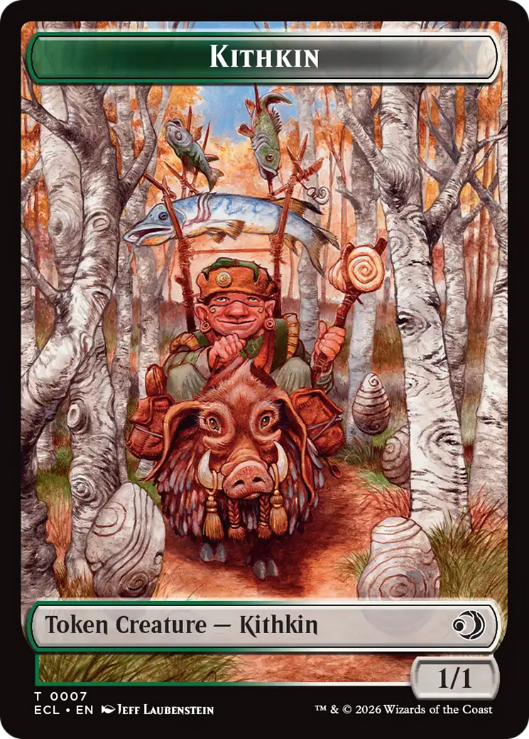 Elf // Kithkin (0007) Double-Sided Token [Lorwyn Eclipsed Tokens] | Devastation Store