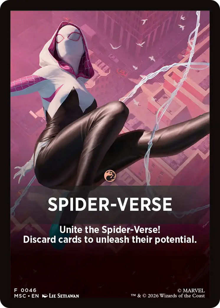 Spider-Verse Theme Card [Marvel Super Heroes Commander] | Devastation Store