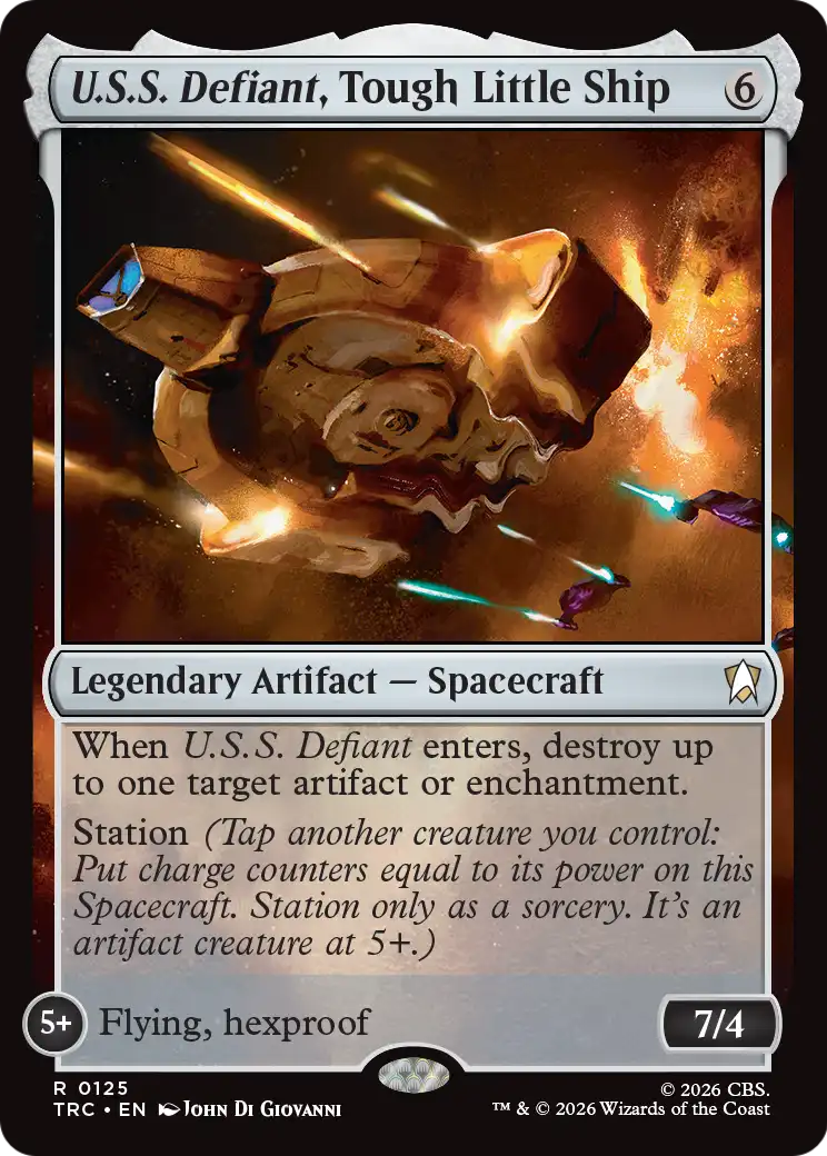 U.S.S. Defiant, Tough Little Ship (Surge Foil) [Star Trek Commander] | Devastation Store