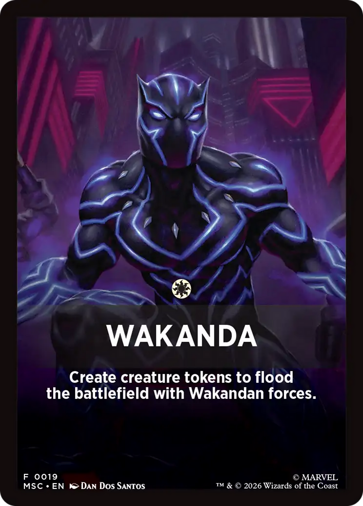 Wakanda Theme Card [Marvel Super Heroes Commander] | Devastation Store