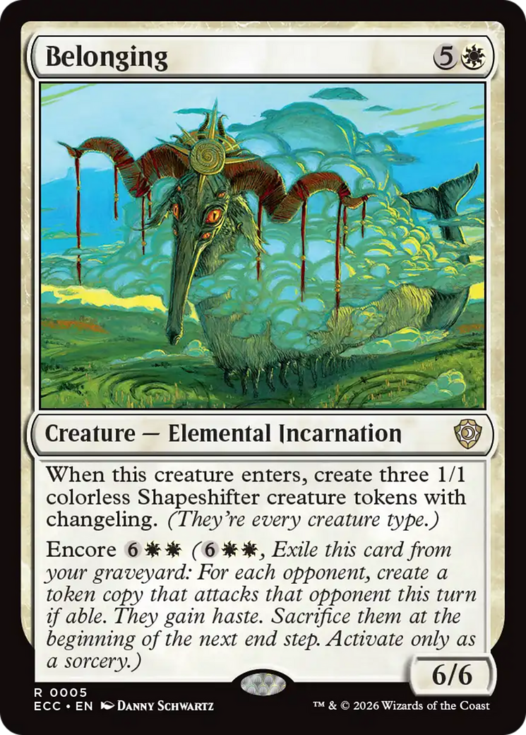 Belonging [Lorwyn Eclipsed Commander] | Devastation Store