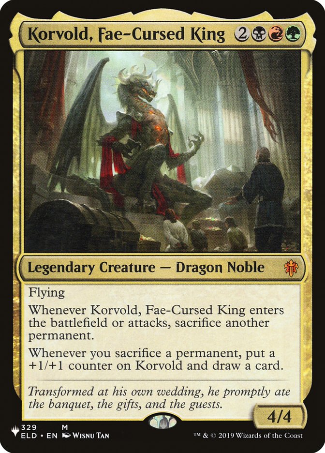 Korvold, Fae-Cursed King [The List] | Devastation Store