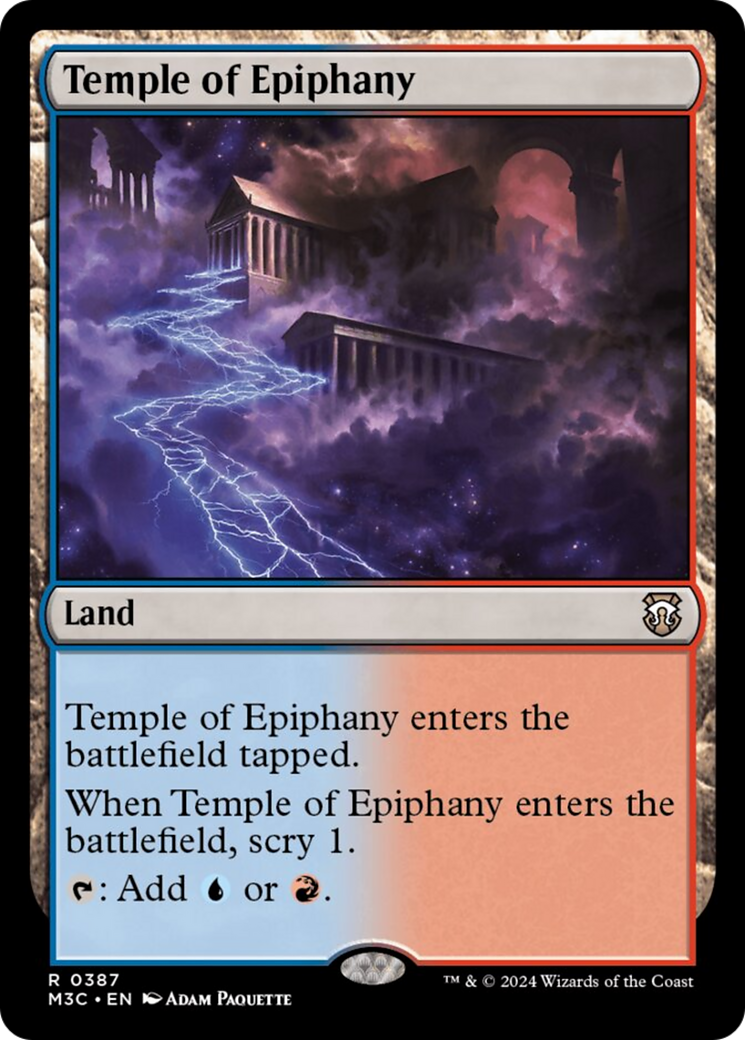 Temple of Epiphany [Modern Horizons 3 Commander] | Devastation Store