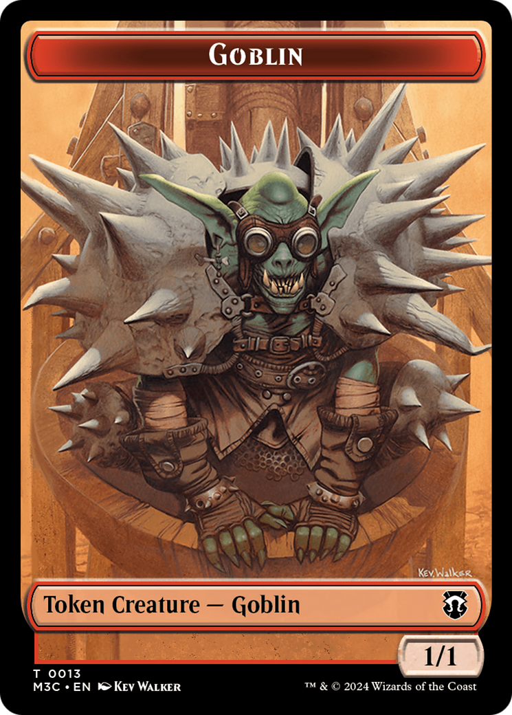 Tarmogoyf // Goblin Double-Sided Token [Modern Horizons 3 Commander Tokens] | Devastation Store