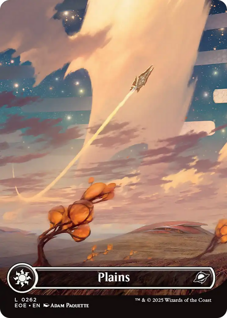 Plains (0262) (Borderless) [Edge of Eternities] | Devastation Store