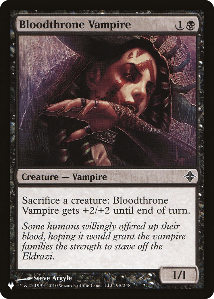 Bloodthrone Vampire [The List Reprints] | Devastation Store