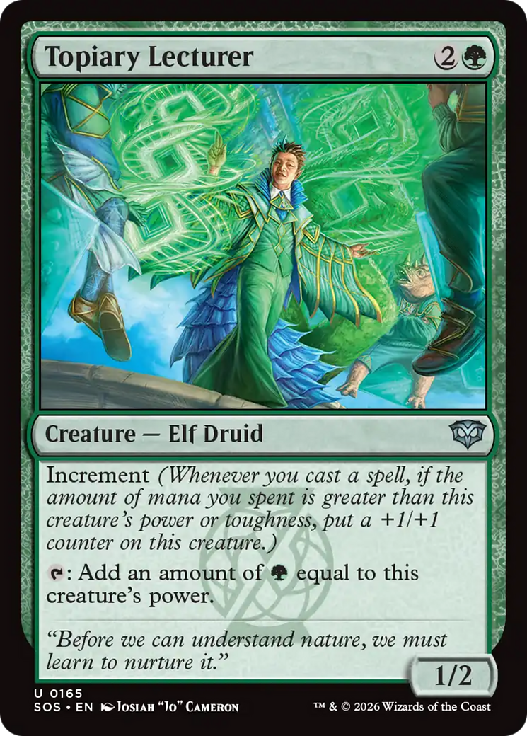 Topiary Lecturer [Secrets of Strixhaven] | Devastation Store