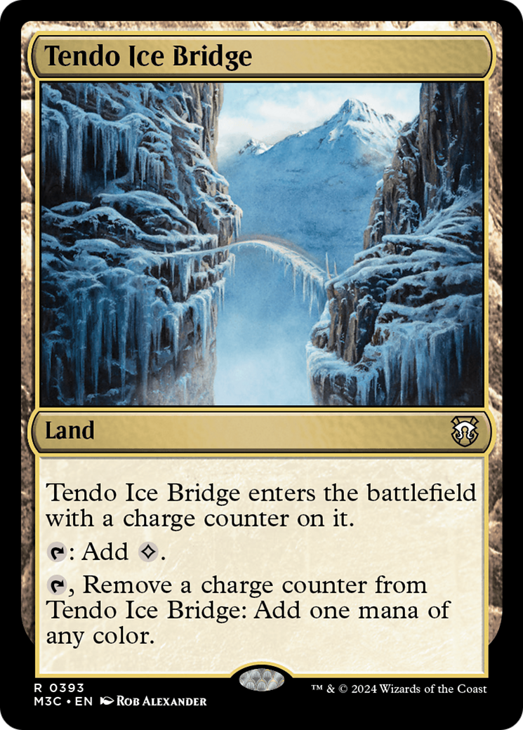 Tendo Ice Bridge (Ripple Foil) [Modern Horizons 3 Commander] | Devastation Store