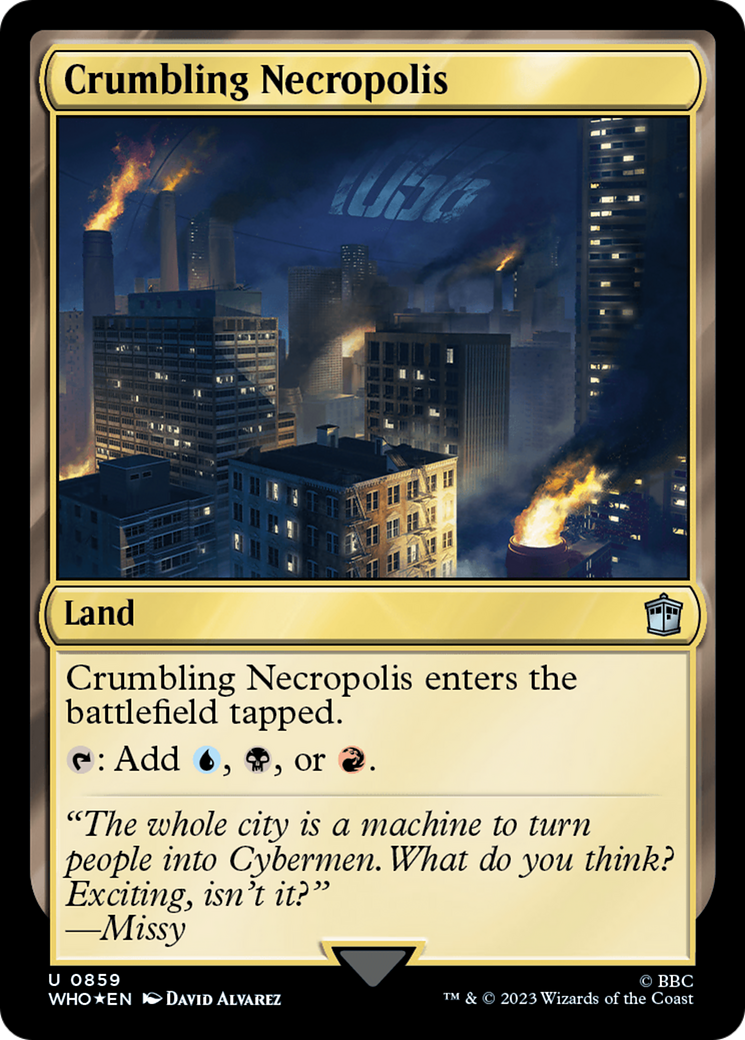 Crumbling Necropolis (Surge Foil) [Doctor Who] | Devastation Store