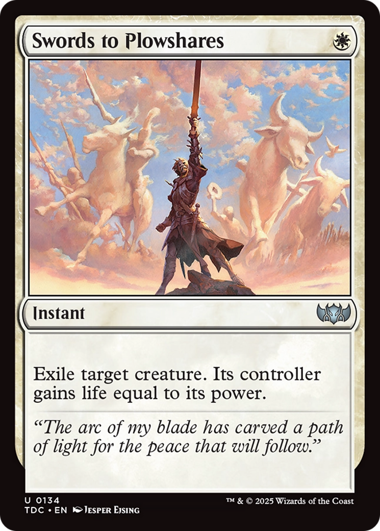 Swords to Plowshares [Tarkir: Dragonstorm Commander] | Devastation Store