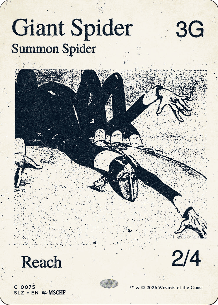 Giant Spider (0075) [Secret Lair x MSCHF: The Zeta Set] | Devastation Store