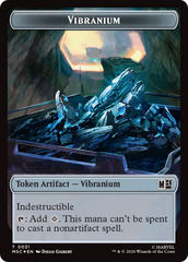 Angel (020) // Vibranium (031) Double-Sided Token (Surge Foil) [Marvel Super Heroes Commander Tokens] | Devastation Store