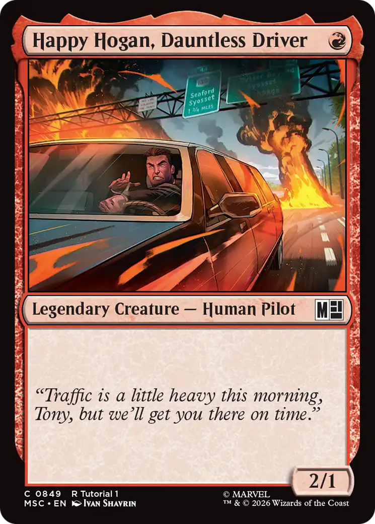 Happy Hogan, Dauntless Driver (0849) [Marvel Super Heroes Commander] | Devastation Store