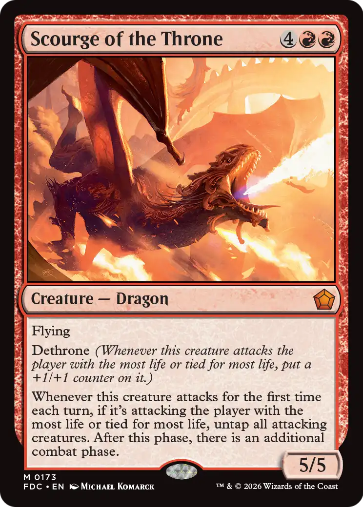 Scourge of the Throne [Foundations Commander] | Devastation Store