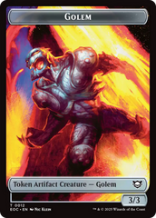 Bird // Golem (0012) Double-Sided Token [Edge of Eternities Tokens] | Devastation Store