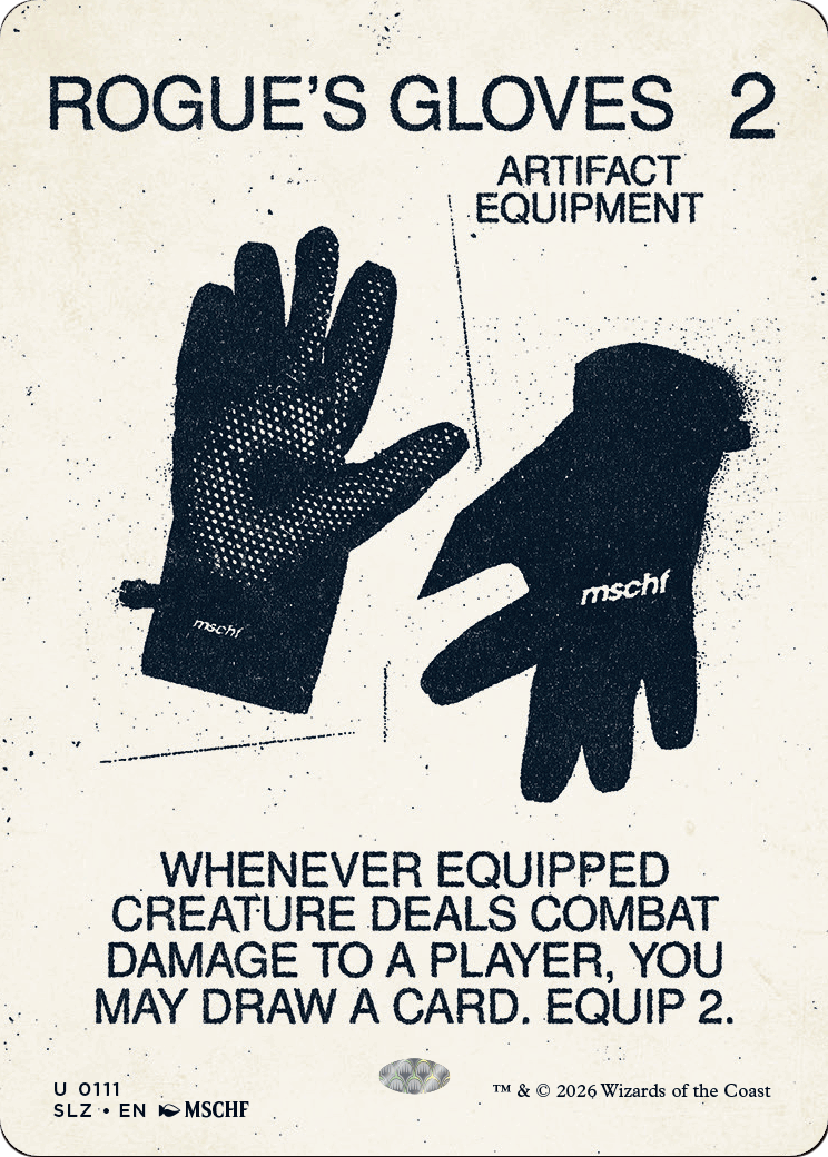 Rogue's Gloves (0111) [Secret Lair x MSCHF: The Zeta Set] | Devastation Store