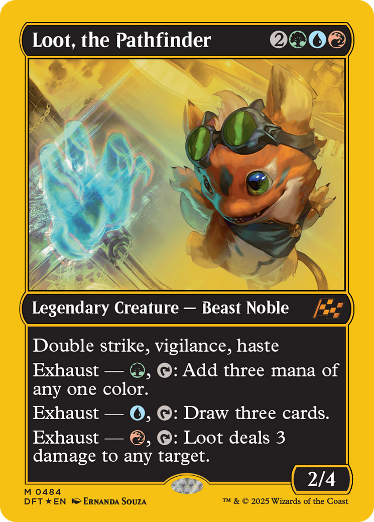 Loot, the Pathfinder (First-Place Foil) [Aetherdrift] | Devastation Store