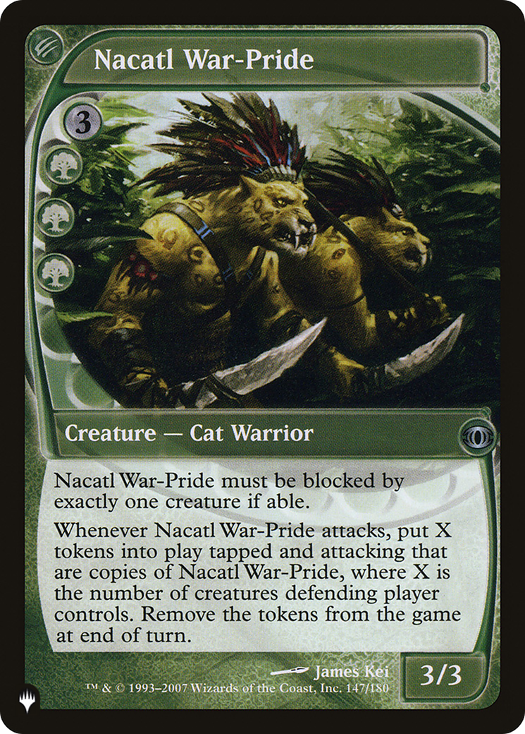 Nacatl War-Pride [The List] | Devastation Store