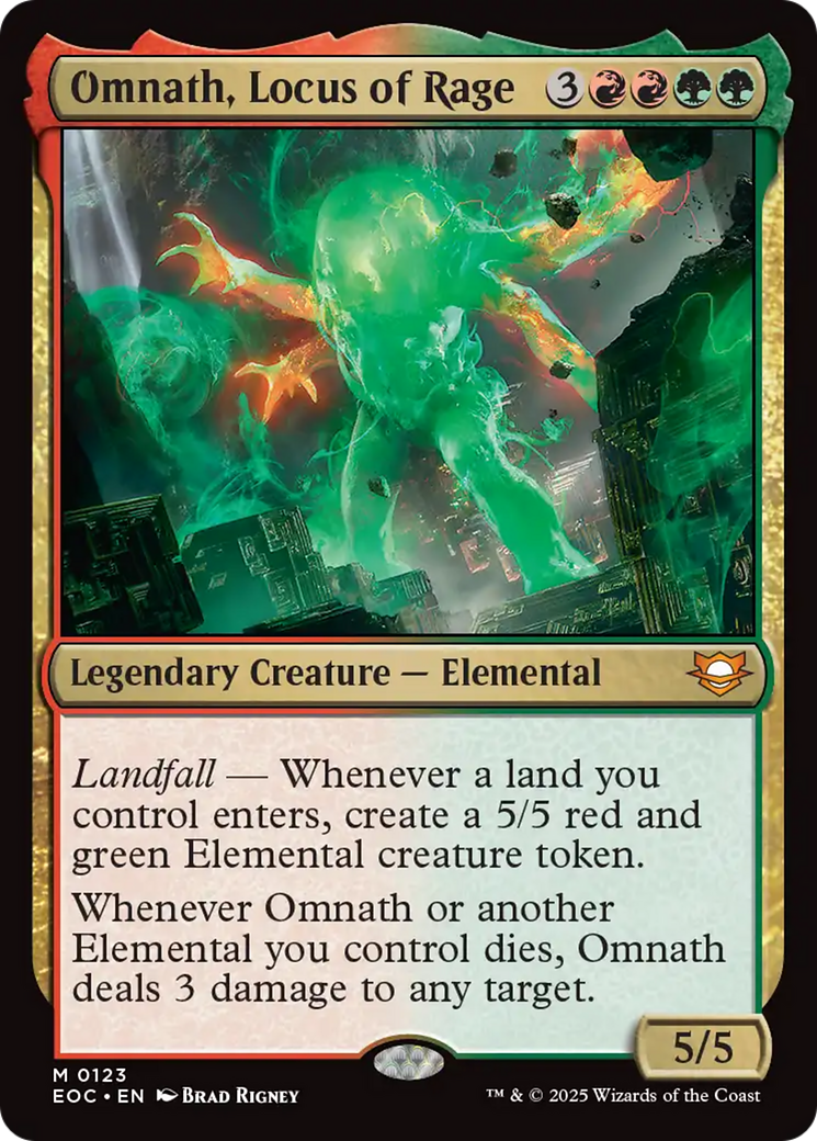 Omnath, Locus of Rage [Edge of Eternities Commander] | Devastation Store
