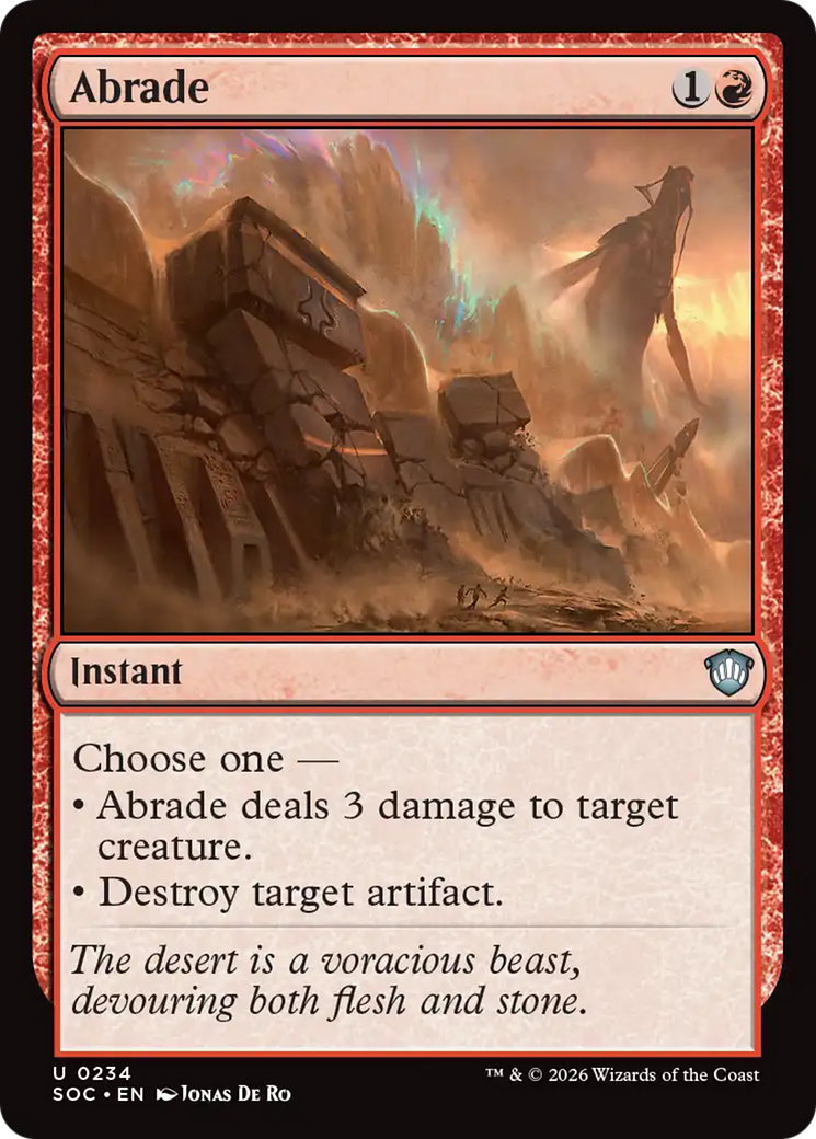 Abrade [Secrets of Strixhaven Commander] | Devastation Store