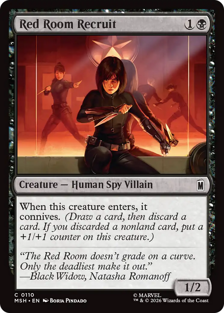 Red Room Recruit [Marvel Super Heroes] | Devastation Store