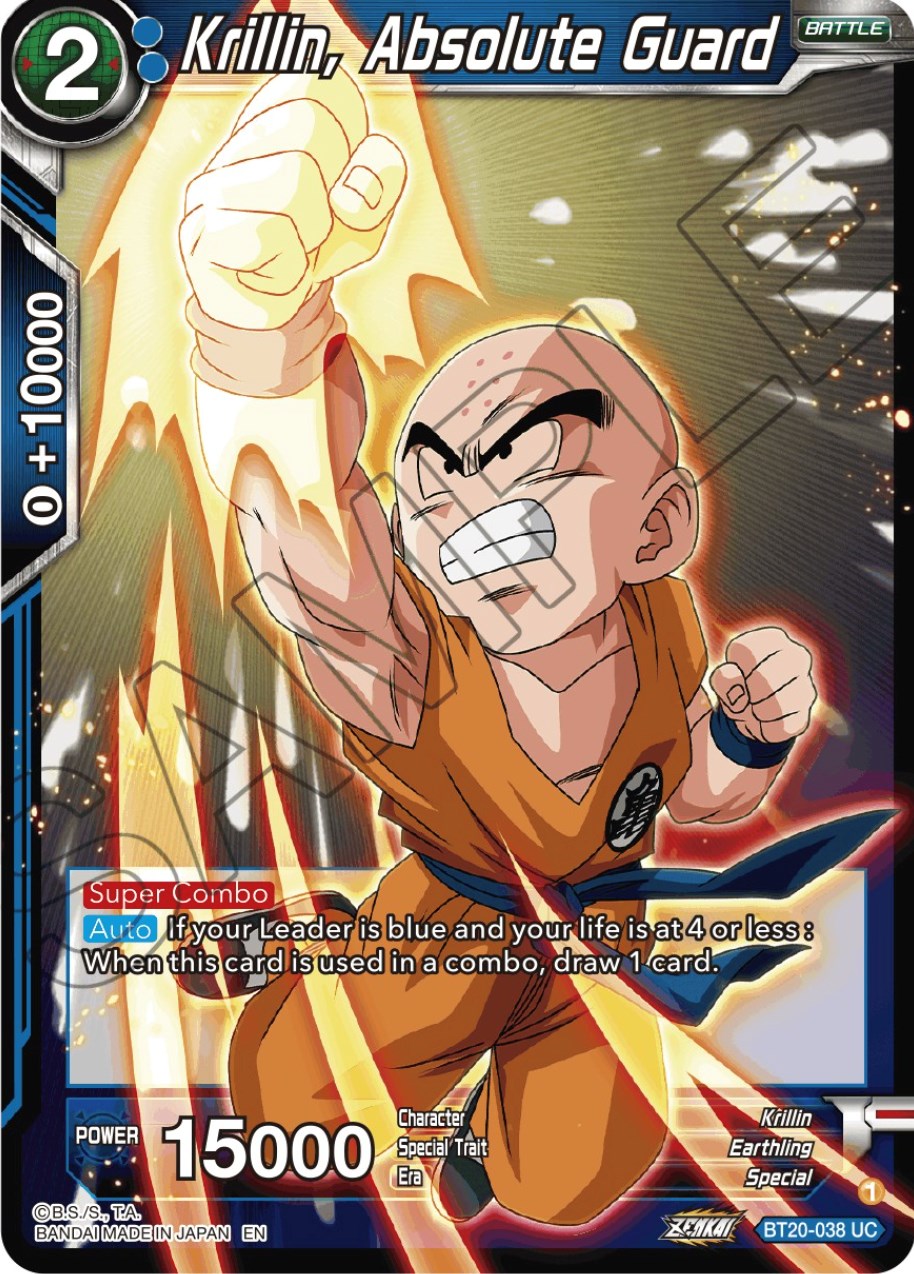 Krillin, Absolute Guard (BT20-038) [Power Absorbed] | Devastation Store