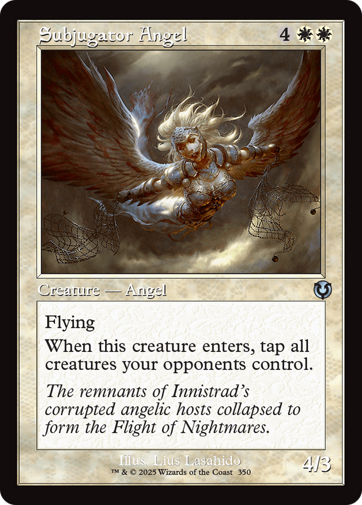 Subjugator Angel (Retro Frame) [Innistrad Remastered] | Devastation Store