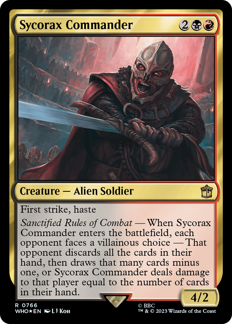 Sycorax Commander (Surge Foil) [Doctor Who] | Devastation Store