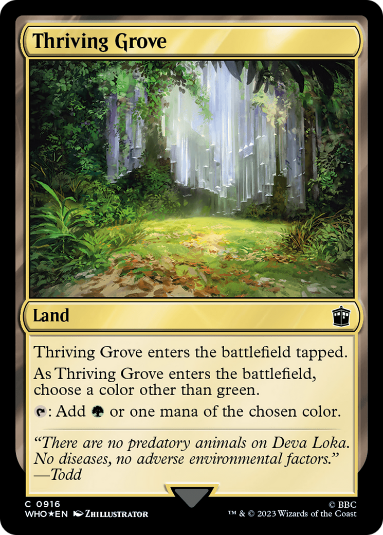 Thriving Grove (Surge Foil) [Doctor Who] | Devastation Store