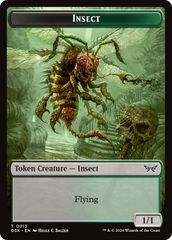 Insect (0013) // Spider Double-Sided Token [Duskmourn: House of Horror Tokens] | Devastation Store