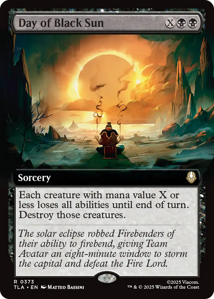 Day of Black Sun (Extended Art) [Avatar: The Last Airbender] | Devastation Store