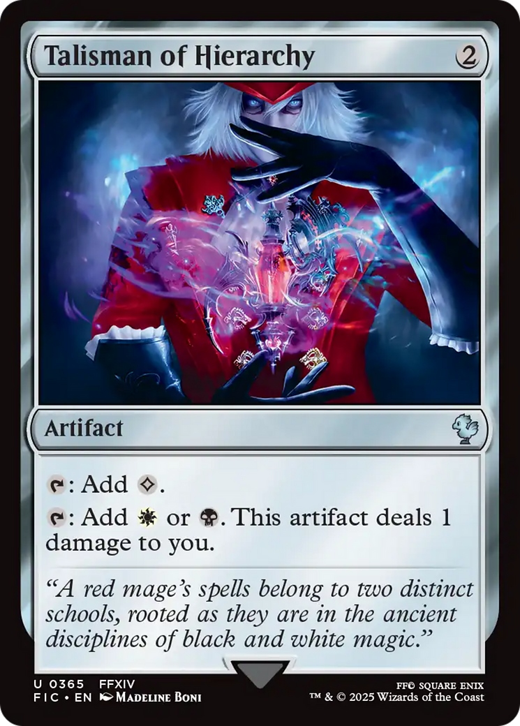 Talisman of Hierarchy [FINAL FANTASY Commander] | Devastation Store