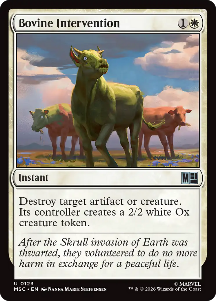 Bovine Intervention (Surge Foil) [Marvel Super Heroes Commander] | Devastation Store