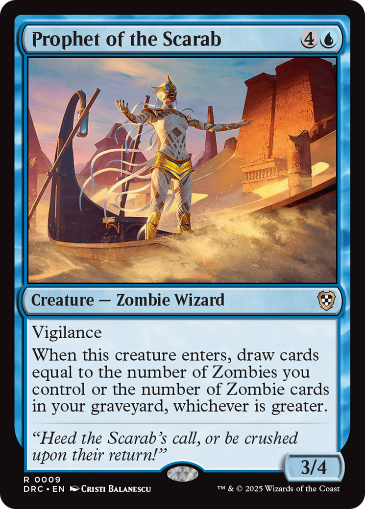 Prophet of the Scarab [Aetherdrift Commander] | Devastation Store