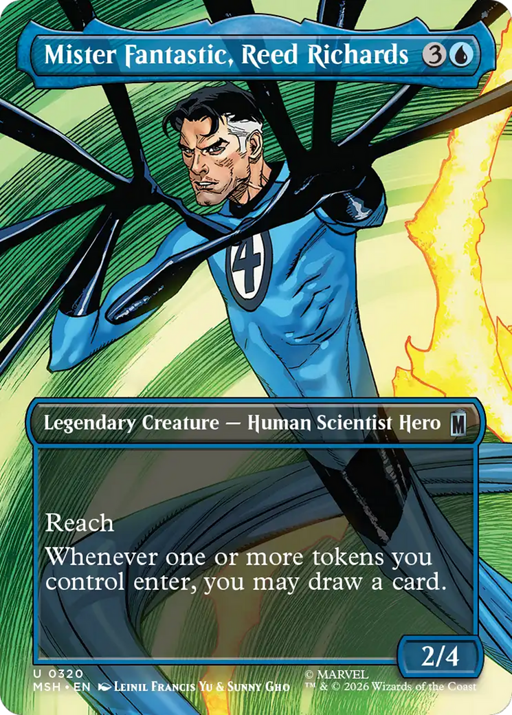 Mister Fantastic, Reed Richards (Borderless) [Marvel Super Heroes] | Devastation Store
