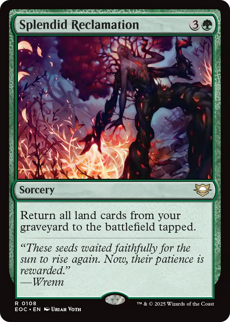 Splendid Reclamation [Edge of Eternities Commander] | Devastation Store