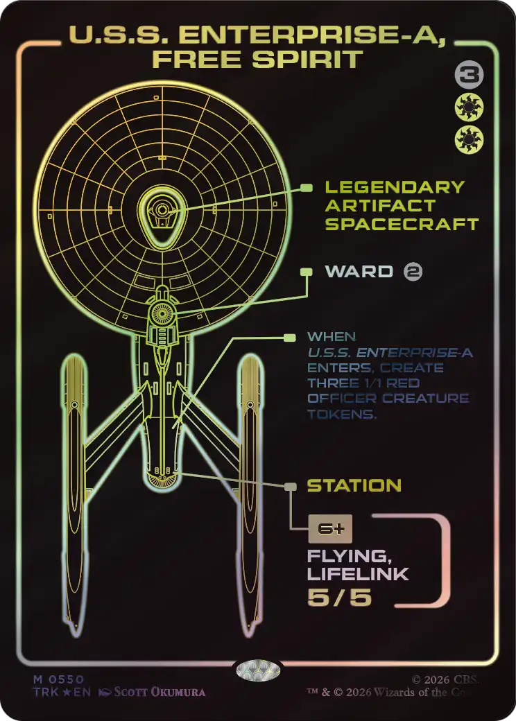 U.S.S. Enterprise-A, Free Spirit (Showcase) [Star Trek] | Devastation Store
