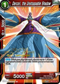 Dercori, the Unstoppable Shadow (Divine Multiverse Draft Tournament) (DB2-015) [Tournament Promotion Cards] | Devastation Store