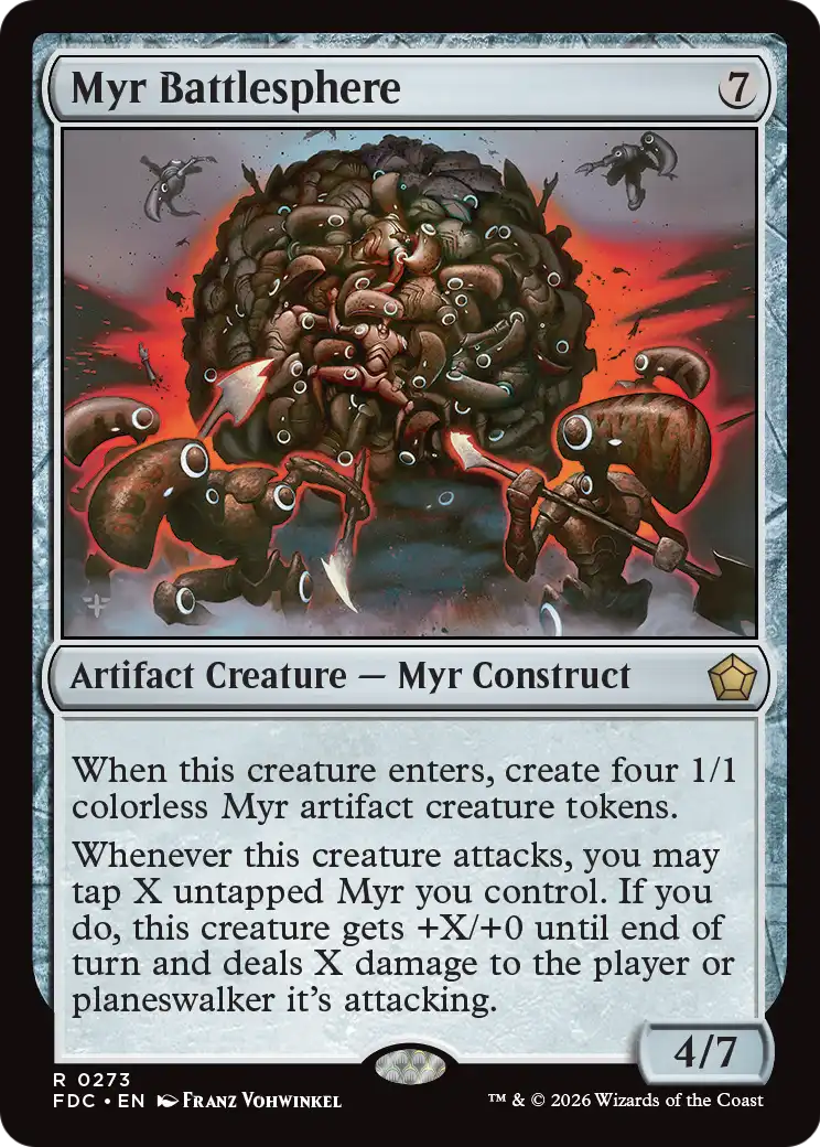 Myr Battlesphere [Foundations Commander] | Devastation Store