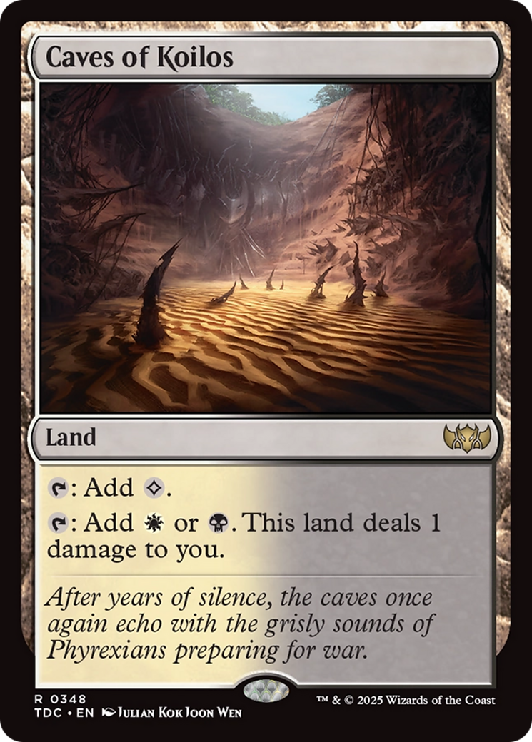 Caves of Koilos [Tarkir: Dragonstorm Commander] | Devastation Store