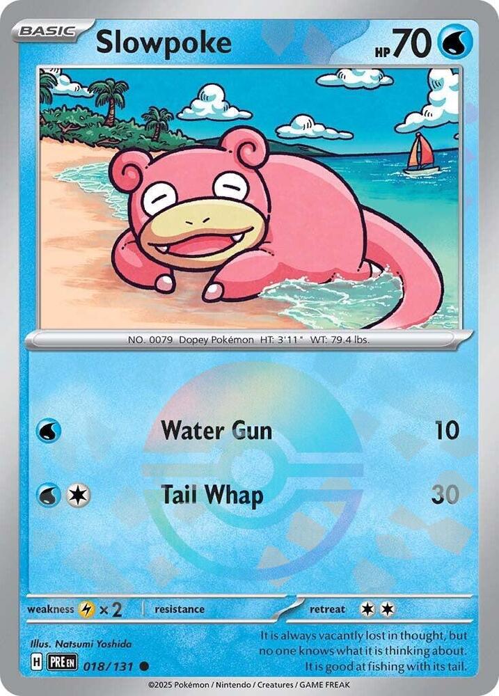 Slowpoke (018/131) (Poke Ball Pattern) [Scarlet & Violet: Prismatic Evolutions] | Devastation Store