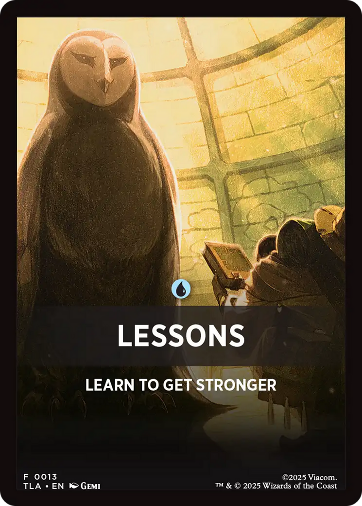 Lessons Theme Card [Avatar: The Last Airbender Tokens] | Devastation Store