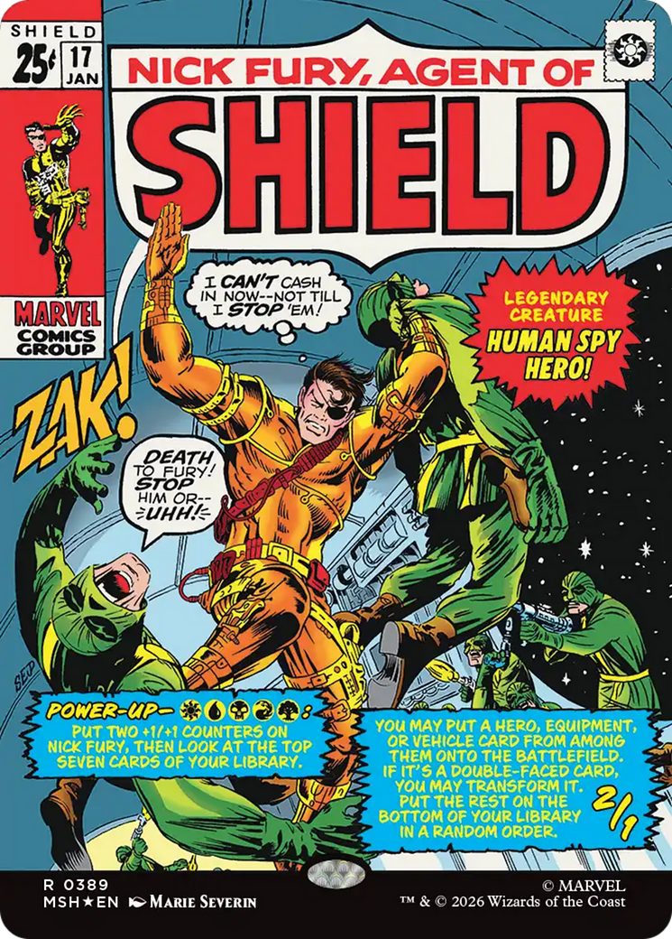 Nick Fury, Agent of SHIELD (Borderless) (0389) [Marvel Super Heroes] | Devastation Store