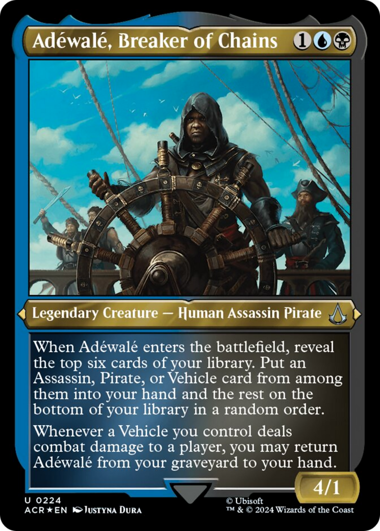 Adewale, Breaker of Chains (Foil Etched) [Assassin's Creed] | Devastation Store